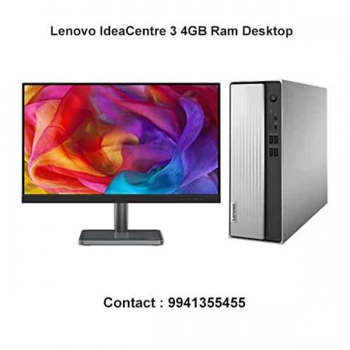 Lenovo IdeaCentre 3 4GB Ram Desktop price in hyderabad, telangana,  andhra pradesh
