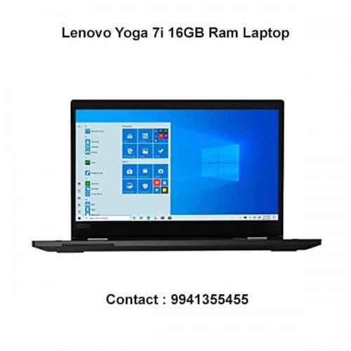 Lenovo Yoga 7i 16GB Ram Laptop price in hyderabad, telangana, nellore, andhra pradesh