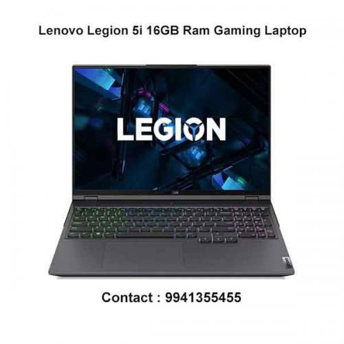 Lenovo Legion 5i 16GB Ram Gaming Laptop price in hyderabad, telangana, nellore, andhra pradesh