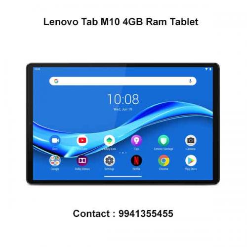 Lenovo Tab M10 4GB Ram Tablet price in hyderabad, telangana, nellore, andhra pradesh