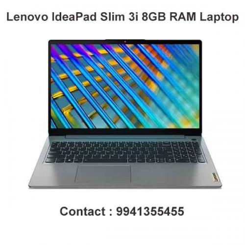 Lenovo IdeaPad Slim 3i 8GB RAM Laptop price in hyderabad, telangana, nellore, andhra pradesh